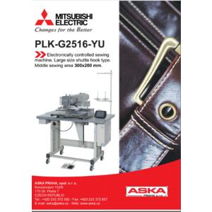 Průmyslový šicí automat - programovatelný - PLK-G2516-YU - 2